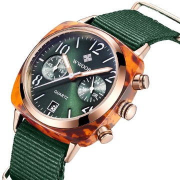 Uhren big unisex watches big wrists waterproof nylon chronograph watch wholesale WR-8860A